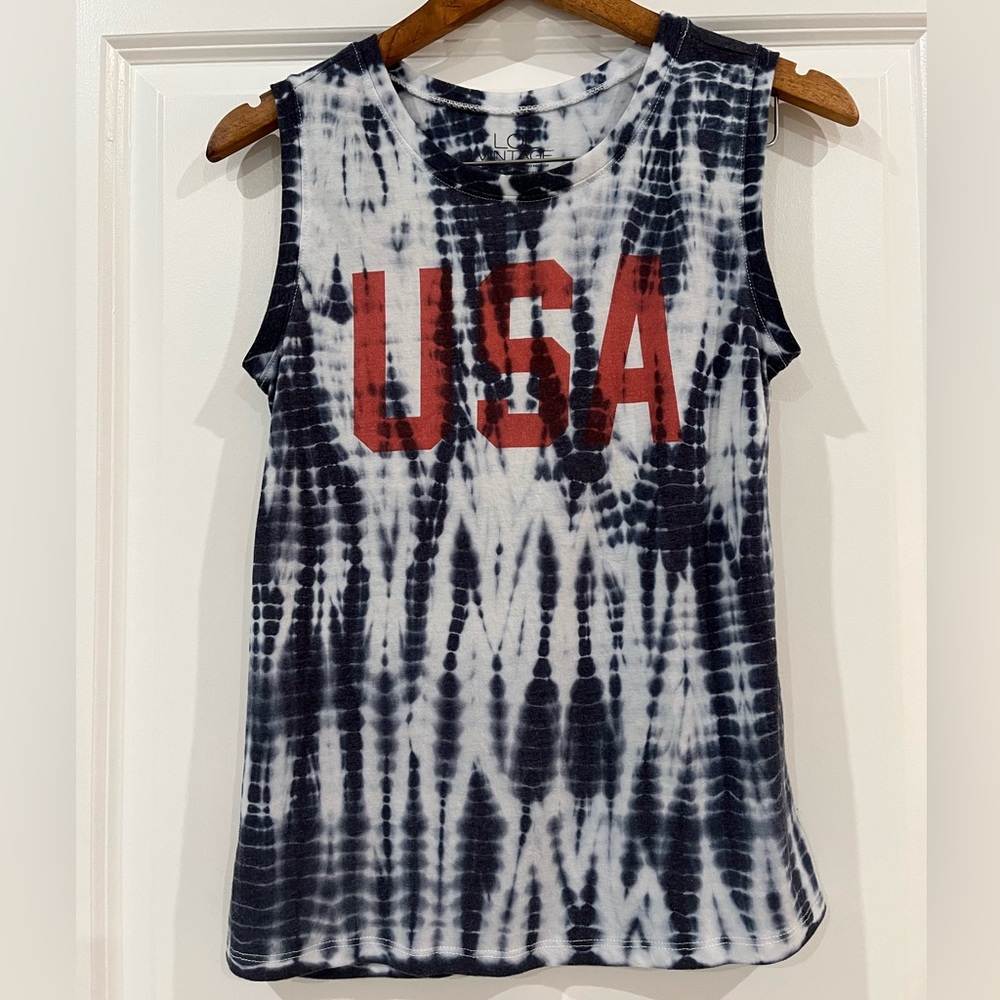 L.O.L. Vintage USA Tie-Dye Muscle Tee